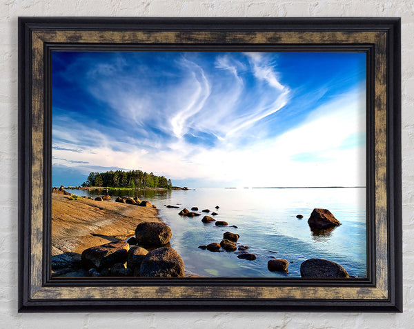 Island Of Rakin Kotka Framed Print