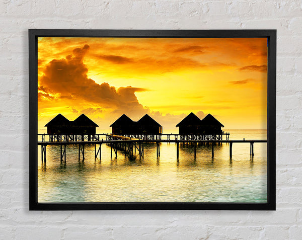 The Retreat For Lovers Framed Print