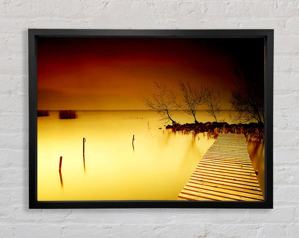 Mystisches Boardwalk-Gelb