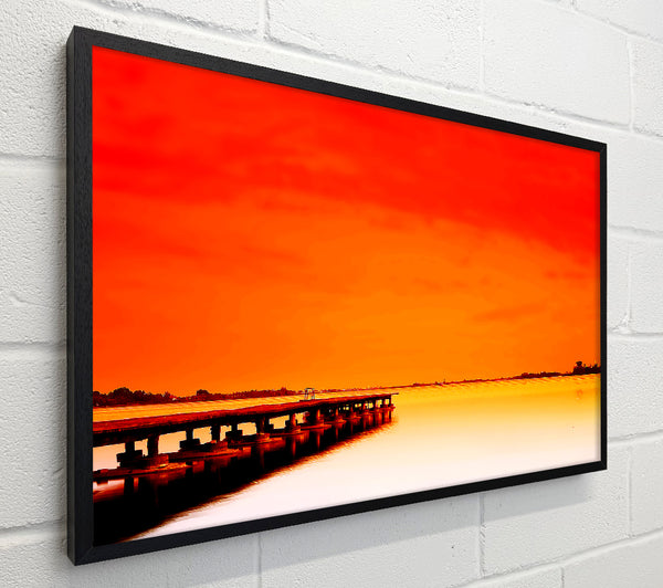 Perfect Orange Boardwalk