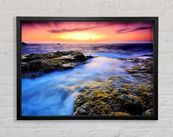 The Movement Of The Ocean Framed Print