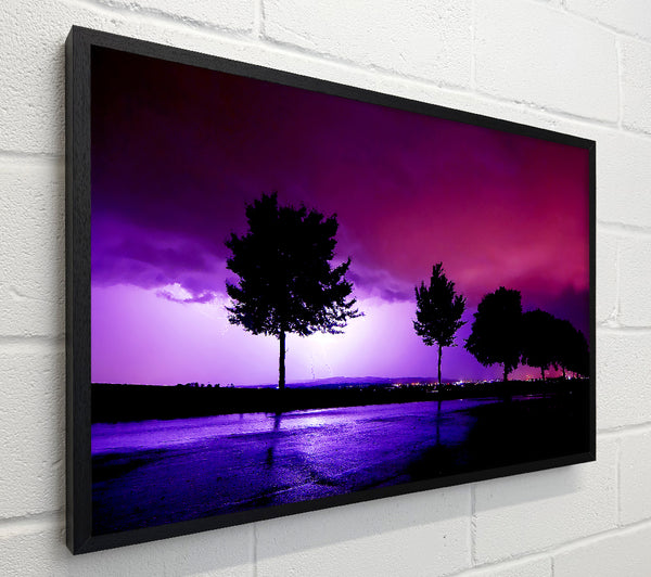 Purple Ocean Lightning