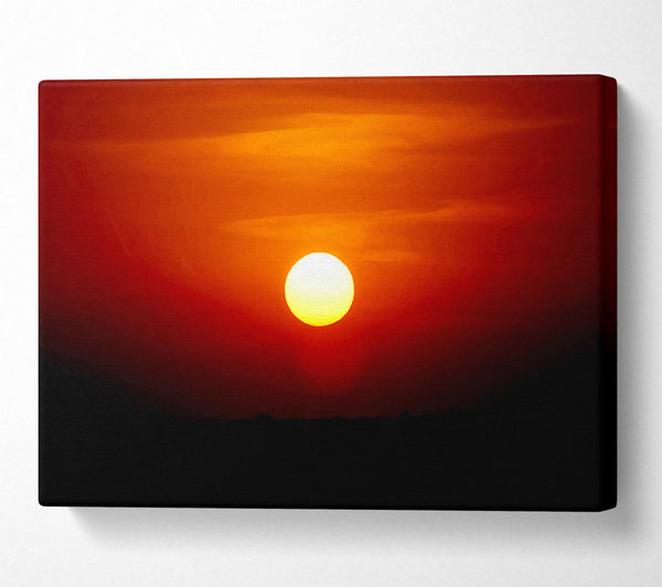 Sun Over The Black Ocean