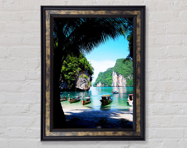 Secret Paradise Framed Print