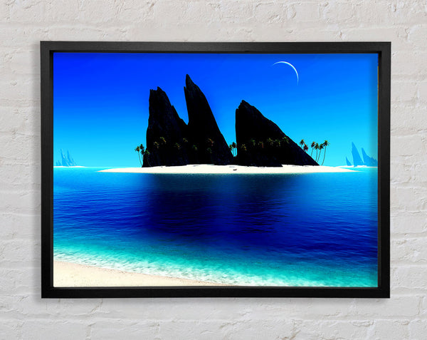 Paradiesinsel unter dem Mond