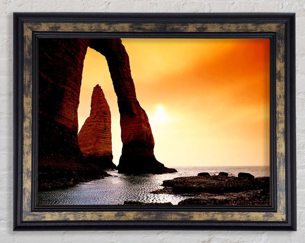 Architectural Ocean Framed Print