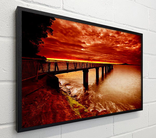 Bridge Over The Ocean Orange