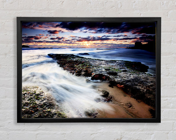 The Path Of The Ocean Swell Framed Print