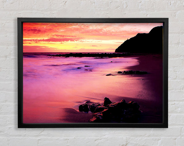 The Rainbow Ocean Framed Print