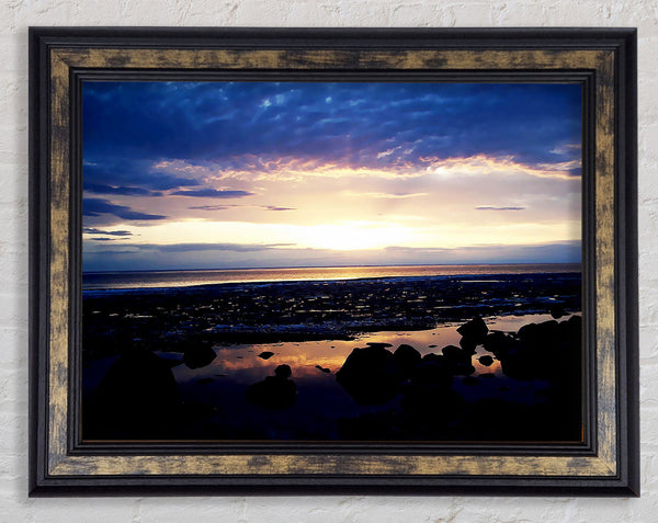 Blue Sky Horizon Framed Print