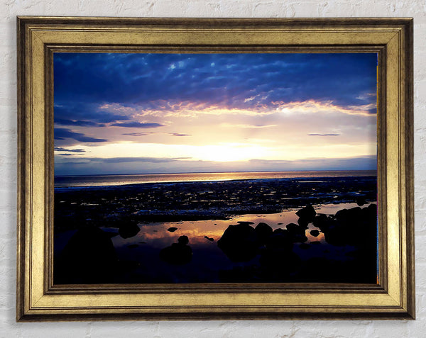 Blue Sky Horizon Framed Print