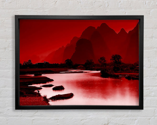 Rote Paradiesinsel