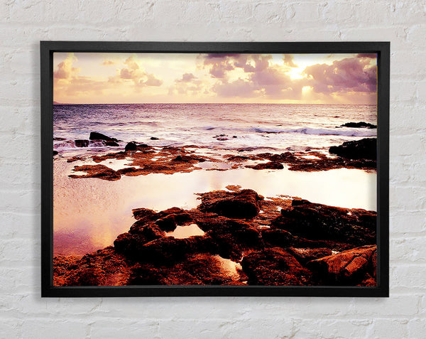 Rocky Ocean Framed Print