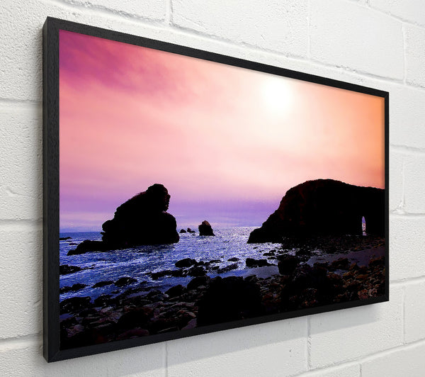 Peach Rock Sunset