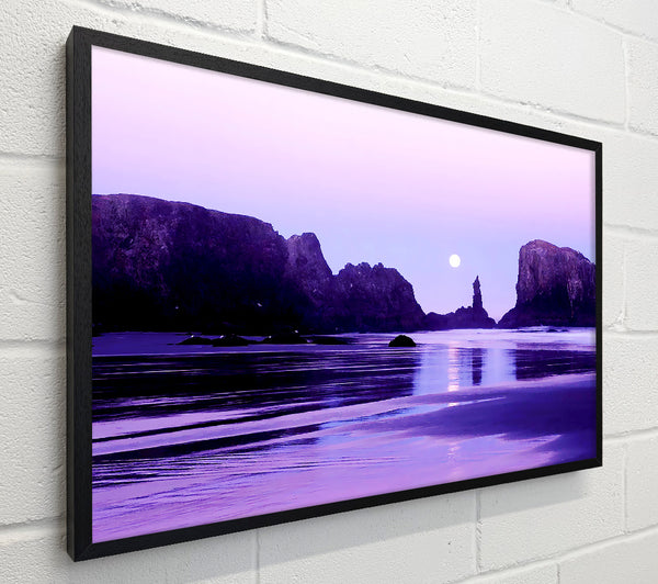 Lilac Moonlit Ocean