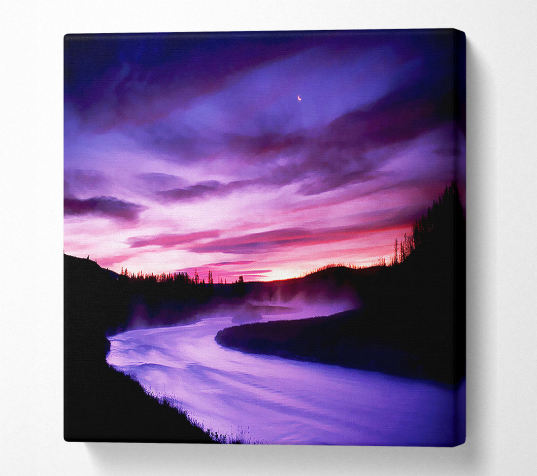  A Canvas Print of Mystical River Canvas Wall Art