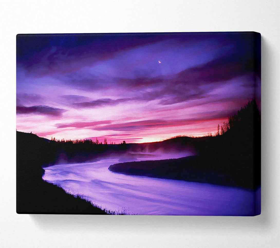  A Canvas Print of Mystical River Canvas Wall Art
