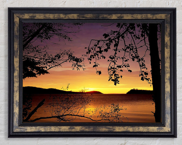 Calm Ocean Breeze Framed Print
