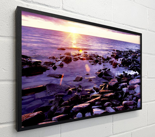 Ocean Pebble Sunrise