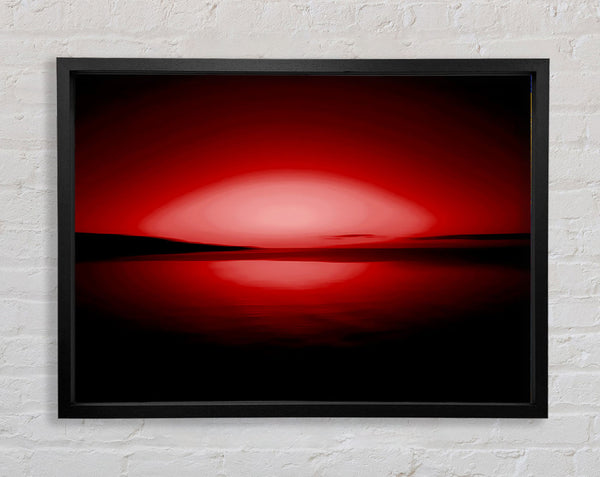 Roter ferner Horizont