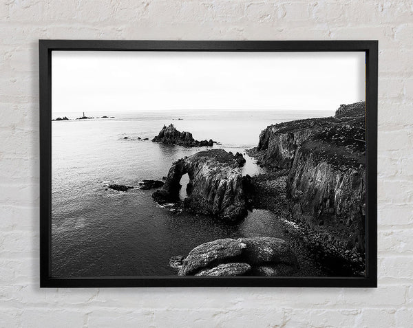 Ocean Rocks B und W