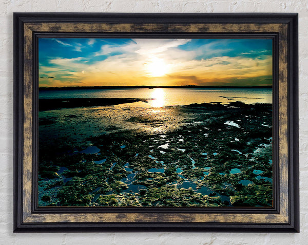 Where The Ocean Stops Framed Print
