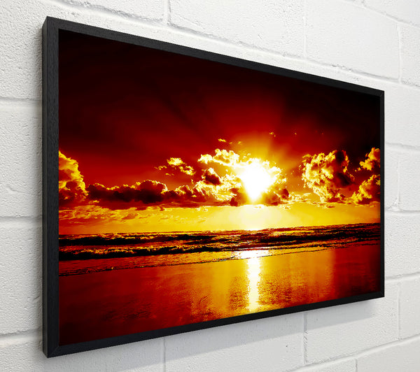 Orange Sunrise Ocean