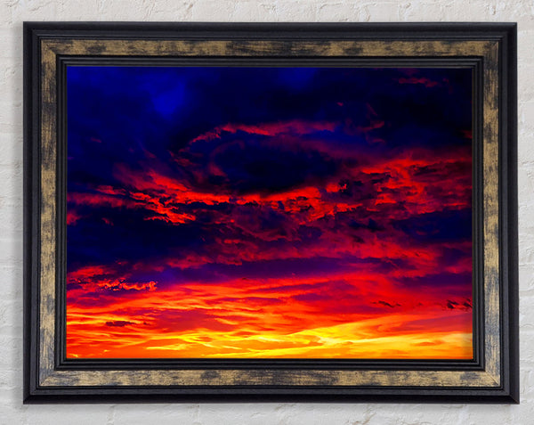 Stunning Rainbow Skies Framed Print