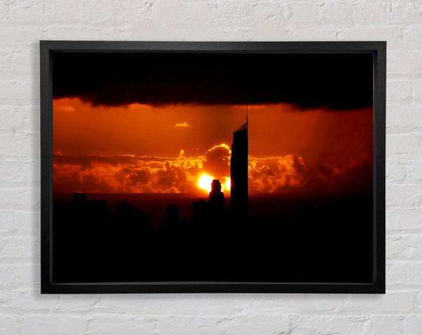 Abenddämmerung in Orange City