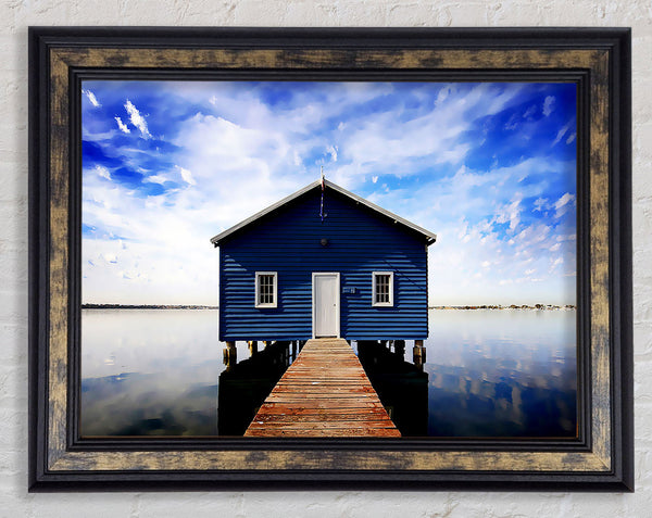House At The End Of The Pier Framed Print