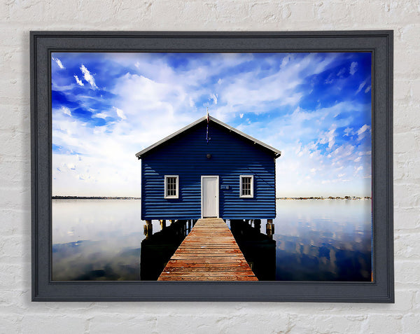 House At The End Of The Pier Framed Print