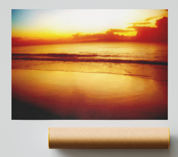 Swell Of The Ocean Print