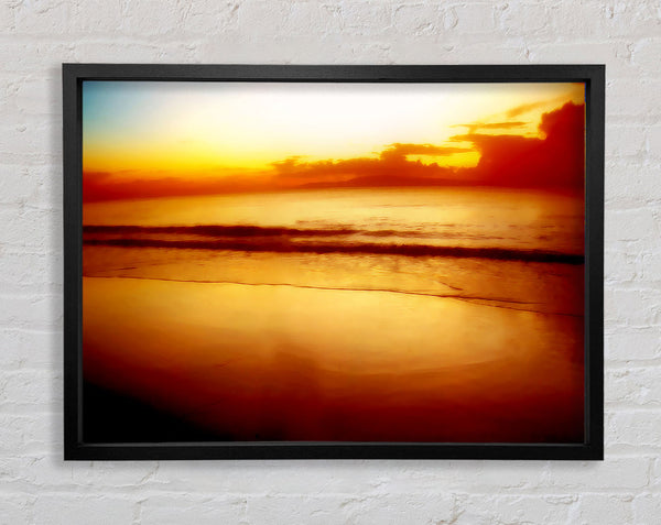 Swell Of The Ocean Framed Print