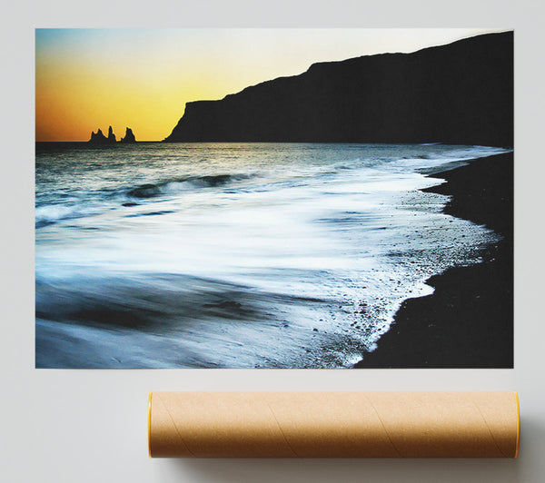 The Oceans Ebb At Dusk Print