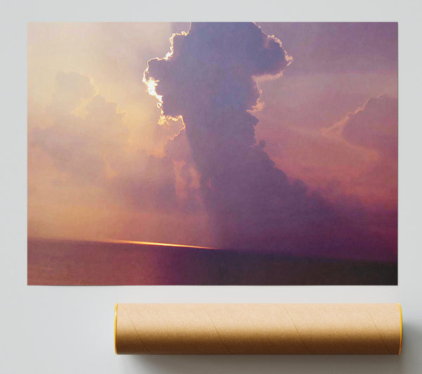 Mist Of The Ocean Cloud Poster