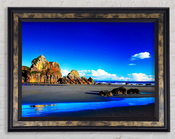 Where The Ocean Flows Framed Print