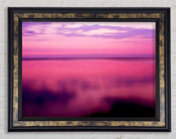Pink Calm Framed Print