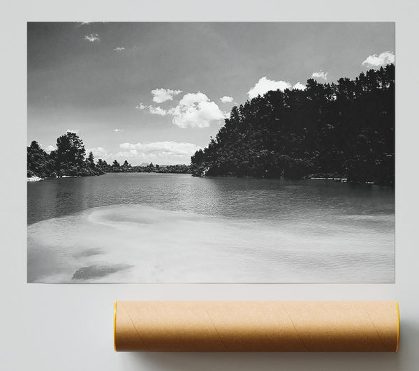 Hideaway Oceans B N W Poster