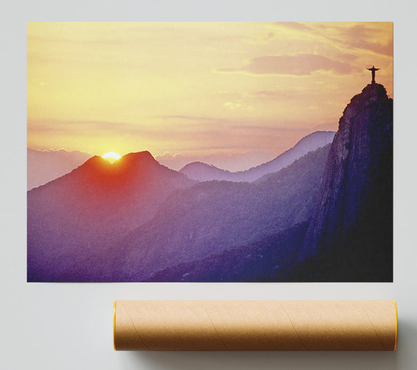Sunset Over Brazil Giclee Print