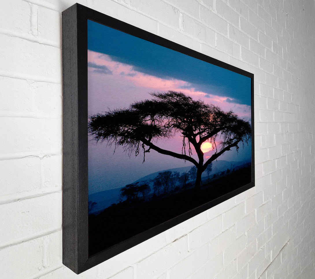  A Canvas Print of East African Sunset Canvas Art