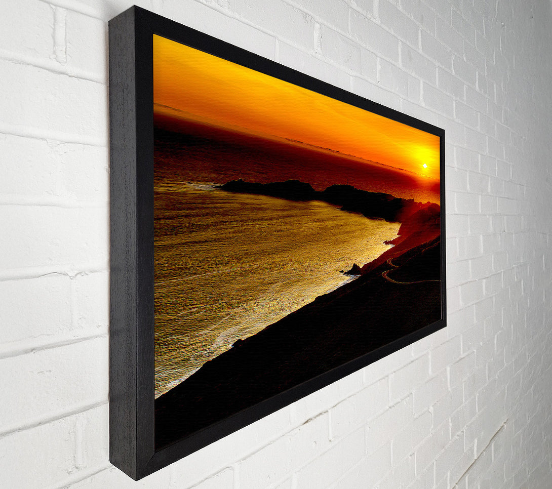  A Canvas Print of San Francisco Sunset Canvas Art