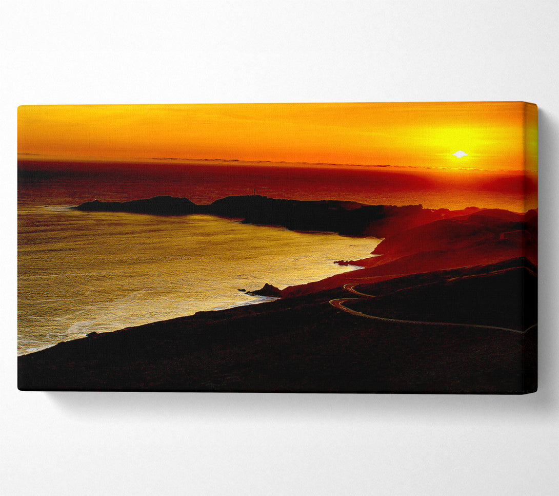  A Canvas Print of San Francisco Sunset Canvas Art