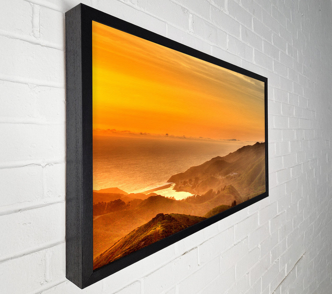  A Canvas Print of San Francisco Ocean Mist Canvas Wall Art