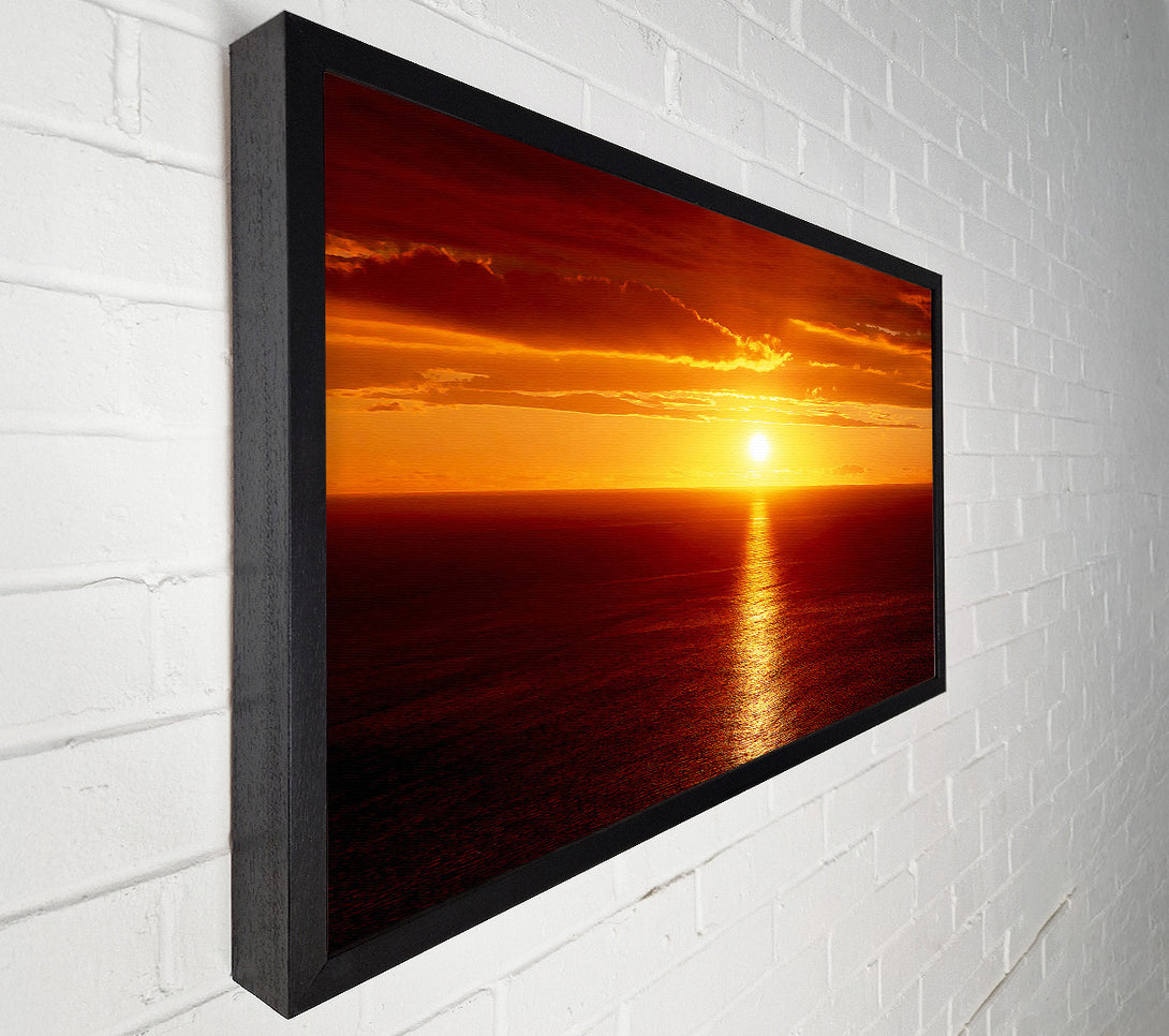  A Canvas Print of Sunset Japan Canvas Wall Art