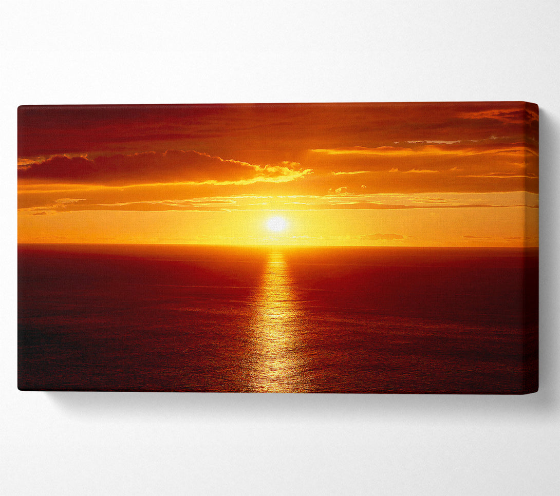  A Canvas Print of Sunset Japan Canvas Wall Art