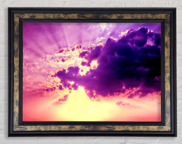 Sunburst Framed Print