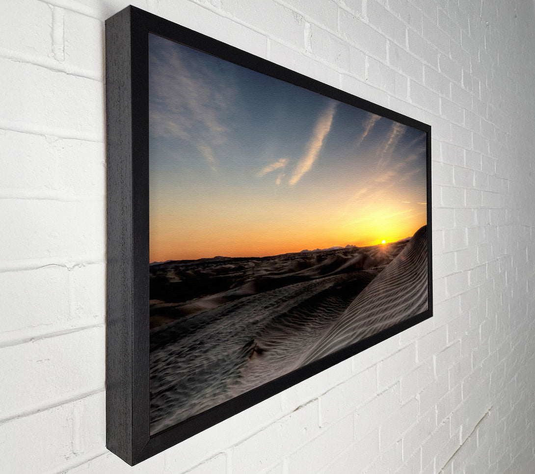  A Canvas Print of Little Sahara Sunset Canvas Art