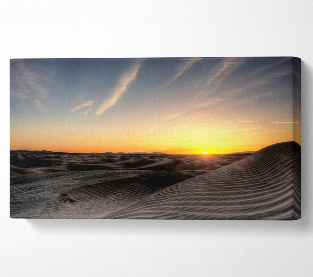  A Canvas Print of Little Sahara Sunset Canvas Art