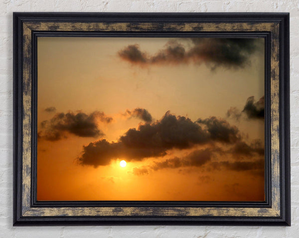 Warm Sunset Framed Print