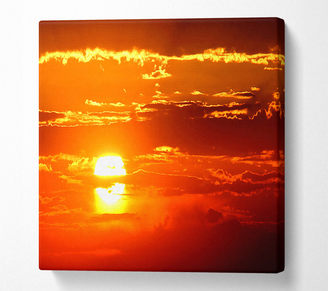  A Canvas Print of Sun In The Sky Canvas Wall Art